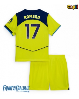 Tottenham Hotspur Cristian Romero #17 Echipament de Fotbal Replică 2025-26 Copii Treilea (+ Șorturi)